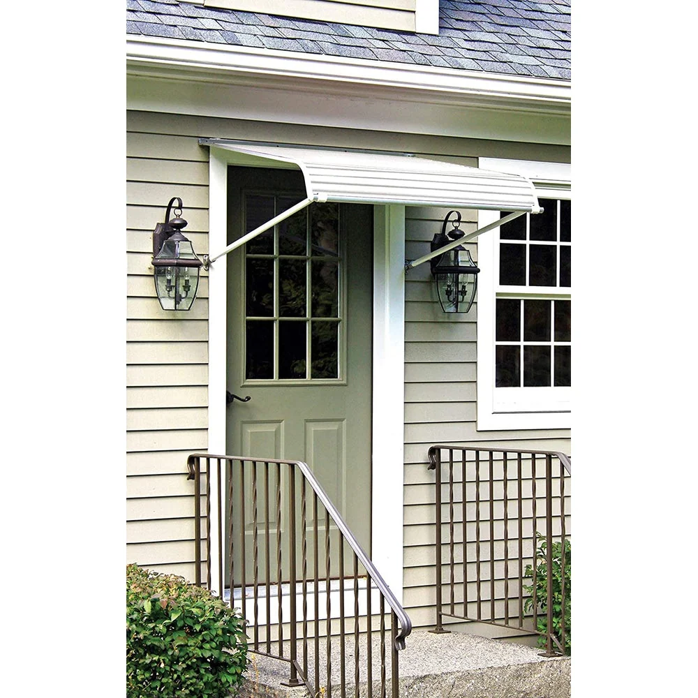 NuImage Awnings 60425 Series 2500 Aluminum Door Canopy with Support Arms