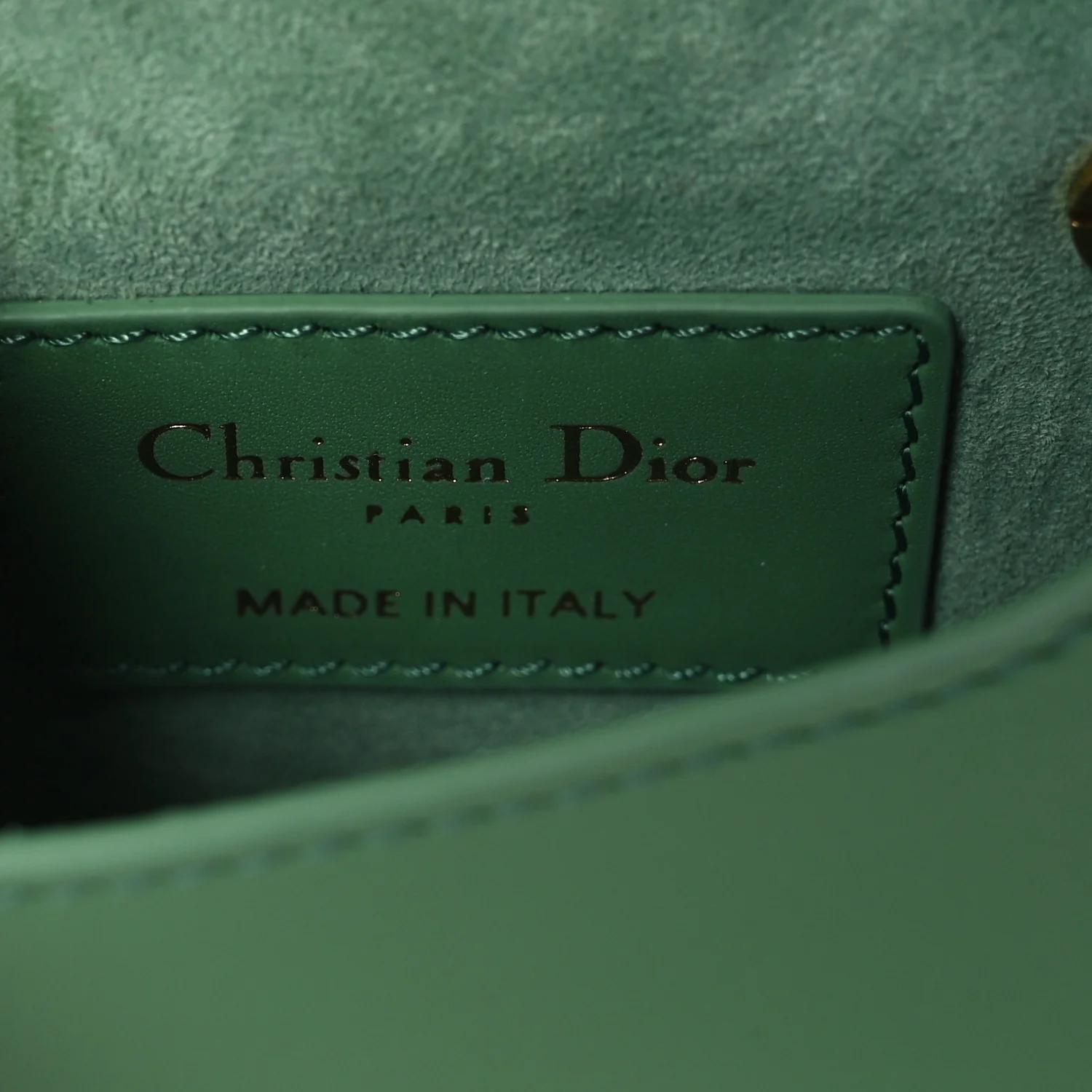 Box Calfskin Micro Bobby Bag Sage Green