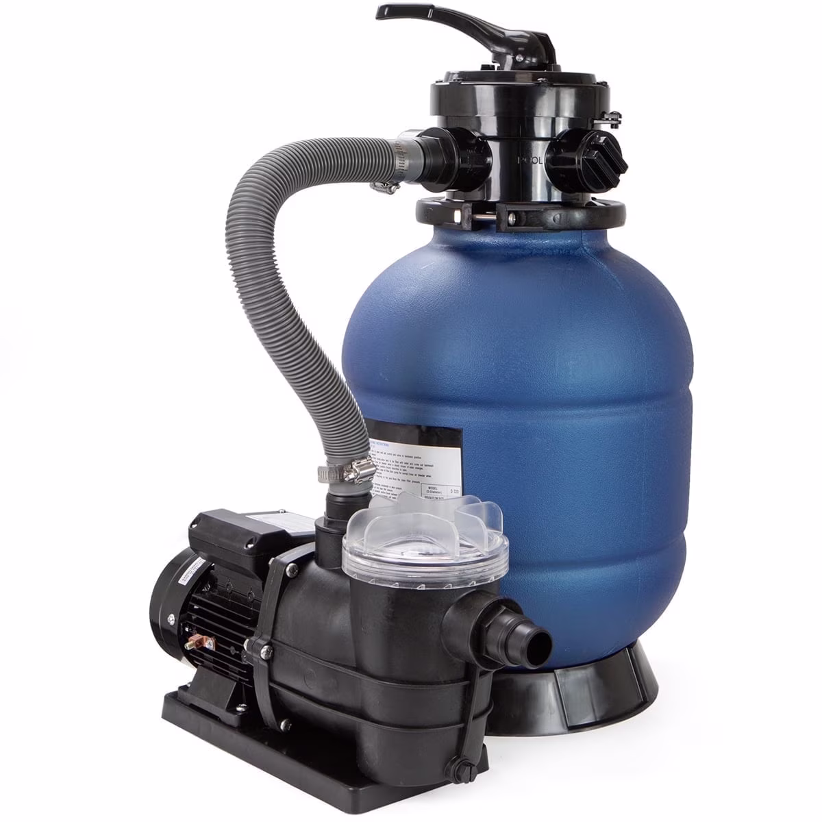 13" Sand Filter Pump, 2400 GPH Xtreme Power Pool Pump for Above Ground Pools, 75HP