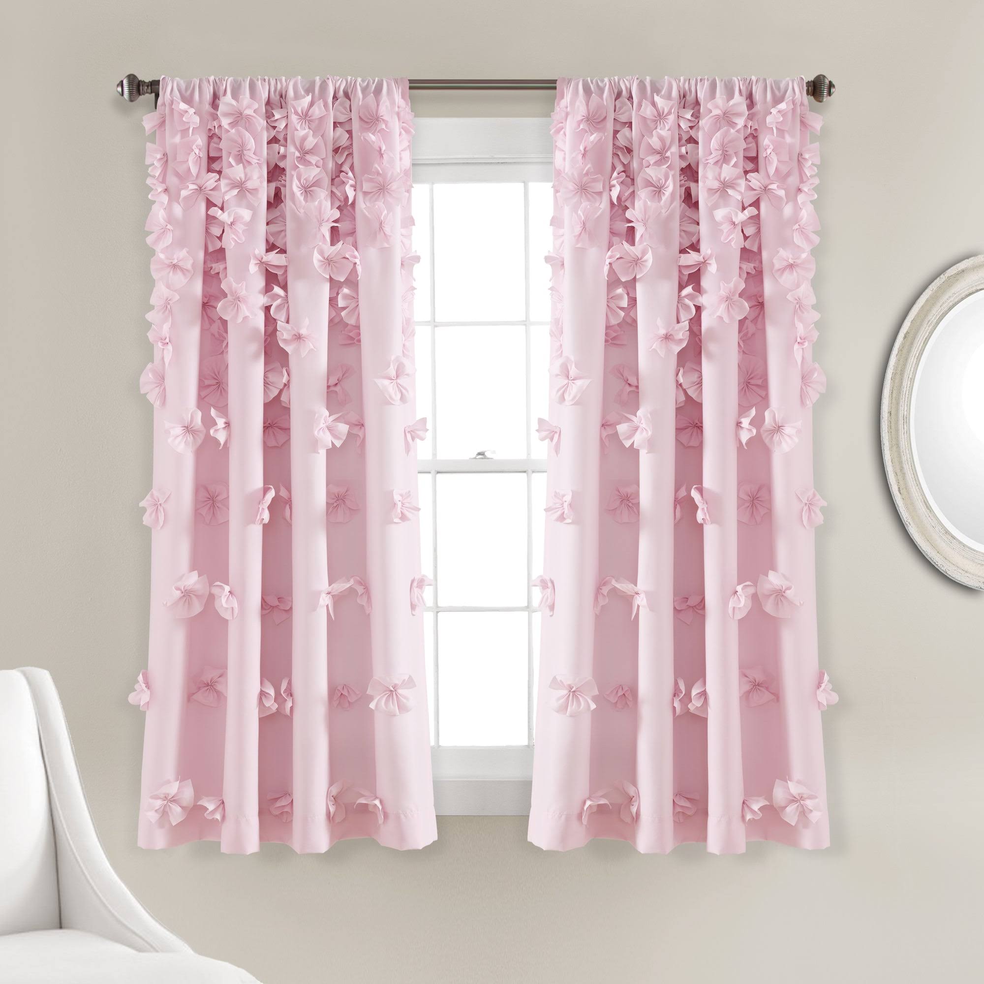 Lush Decor Riley Window Panel Lilac / 63