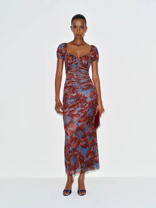 Lisbon Mesh Knit Dress