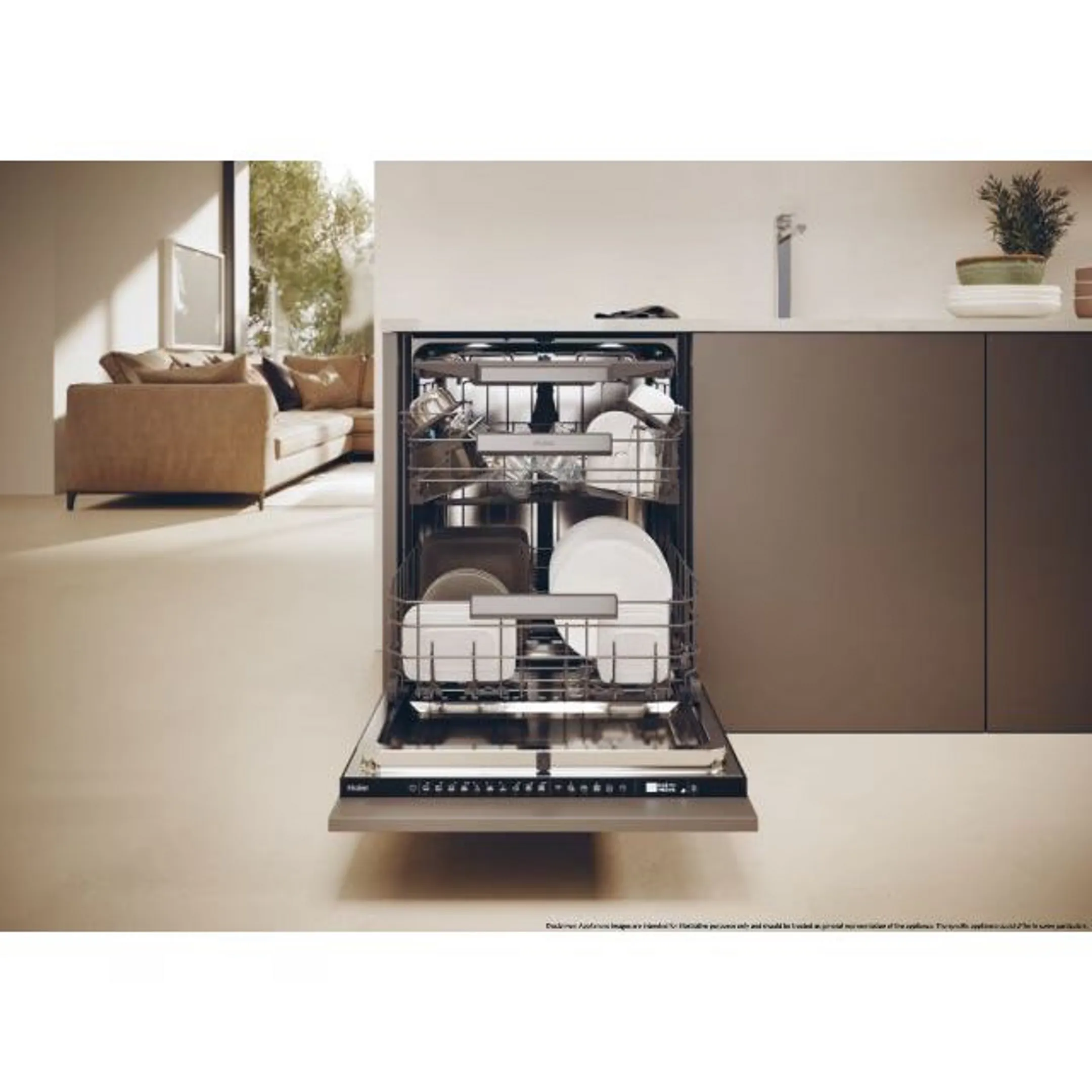 Haier Inbouw vaatwasser XS 4A4M4PB H-Spray Arm Shine