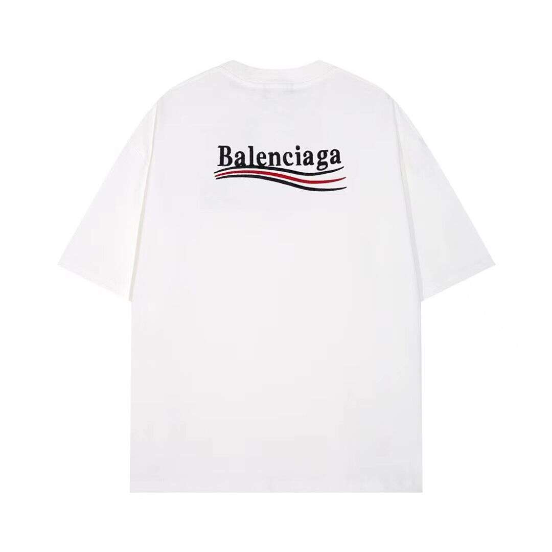 【BALENCIAGA】（バレンシアガ ）刺繍半袖Tシャツ 男女兼用半袖Tシャツ