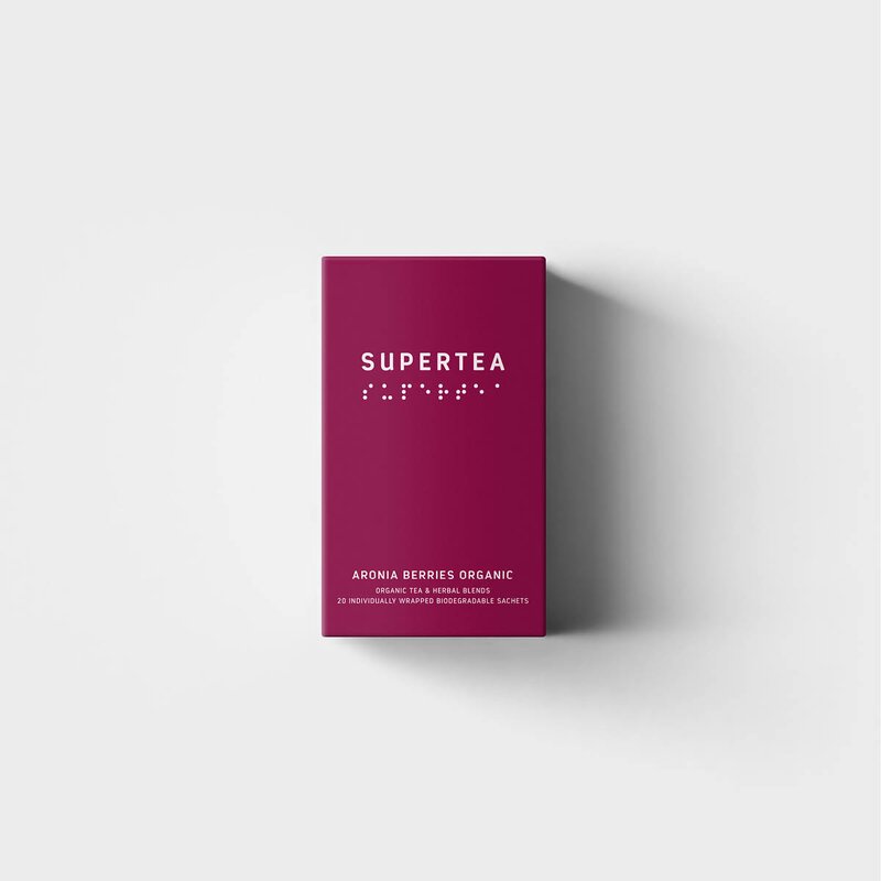 Supertea økologisk te 30g 20 stk aronia bær