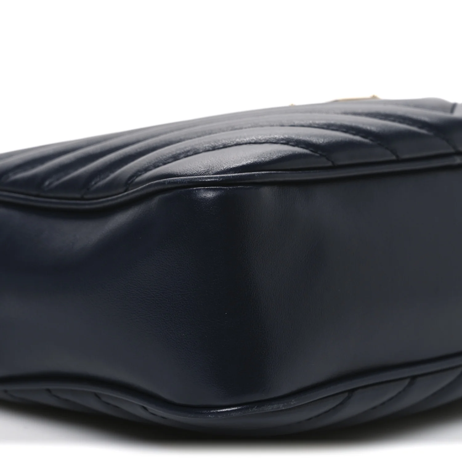 Calfskin Matelasse Monogram Lou Camera Bag Deep Marine