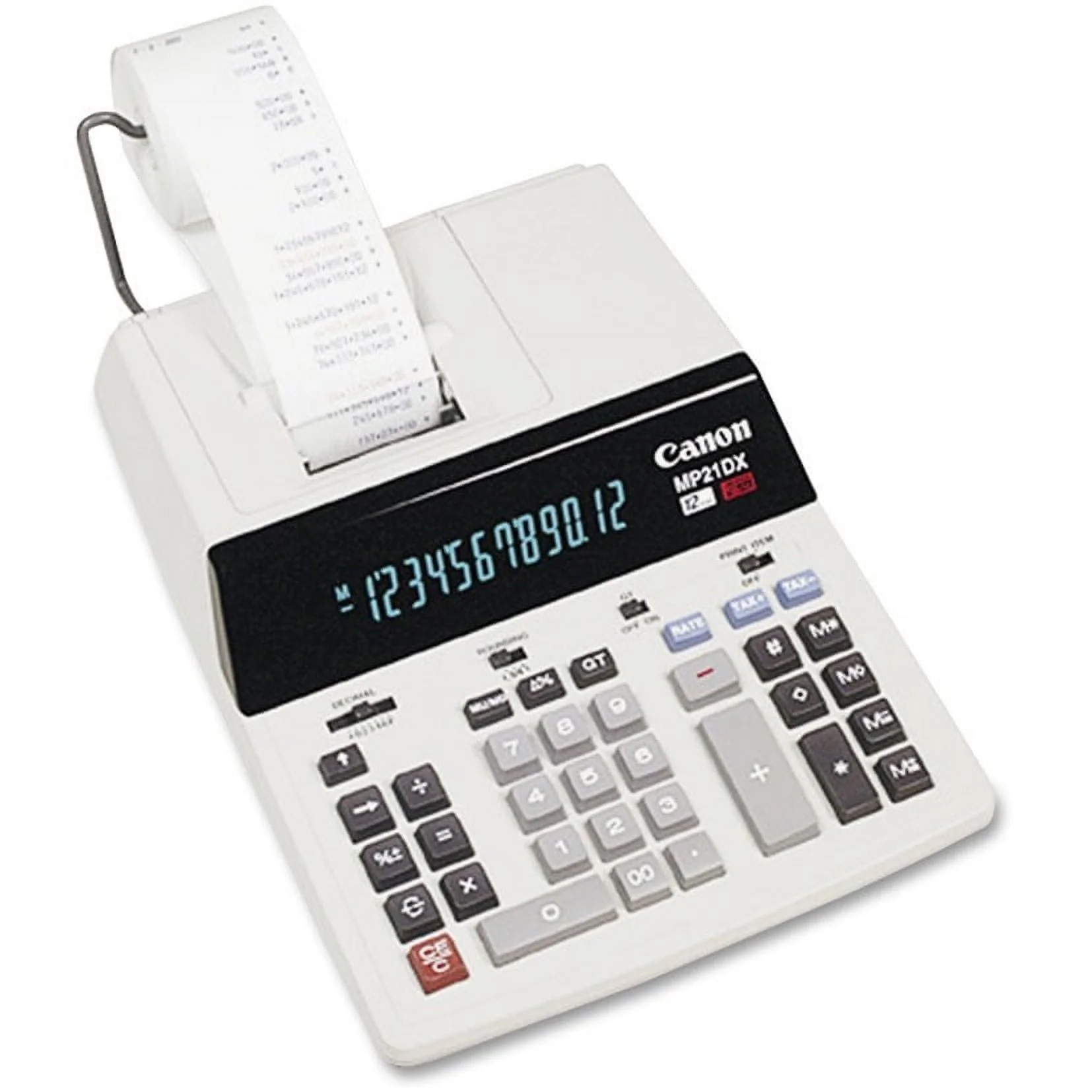 CNMMP21DX, MP21DX Color Printing Calculator, 1 Each, White Image 2