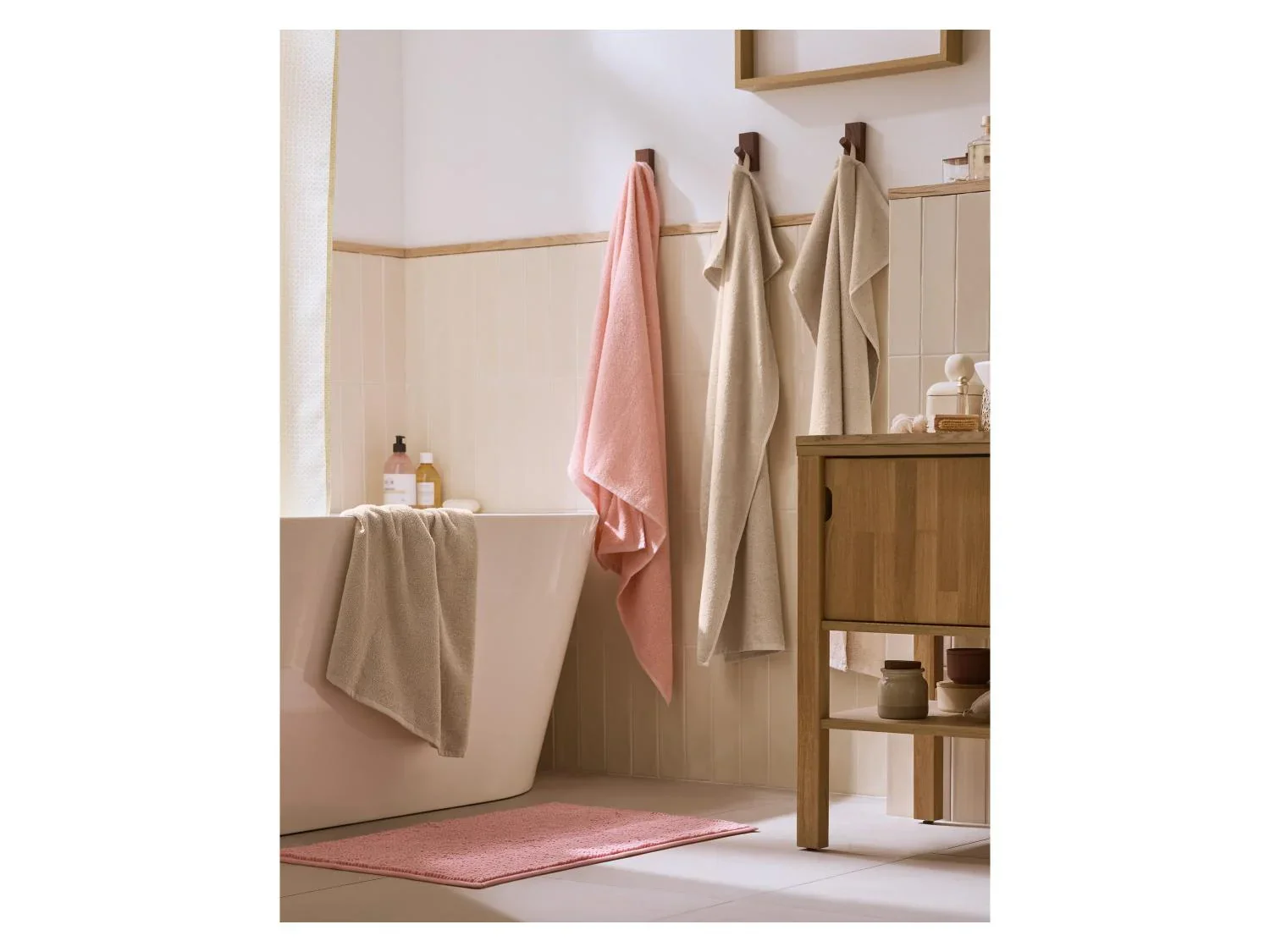 LIVARNO Serviette de douche en ponge