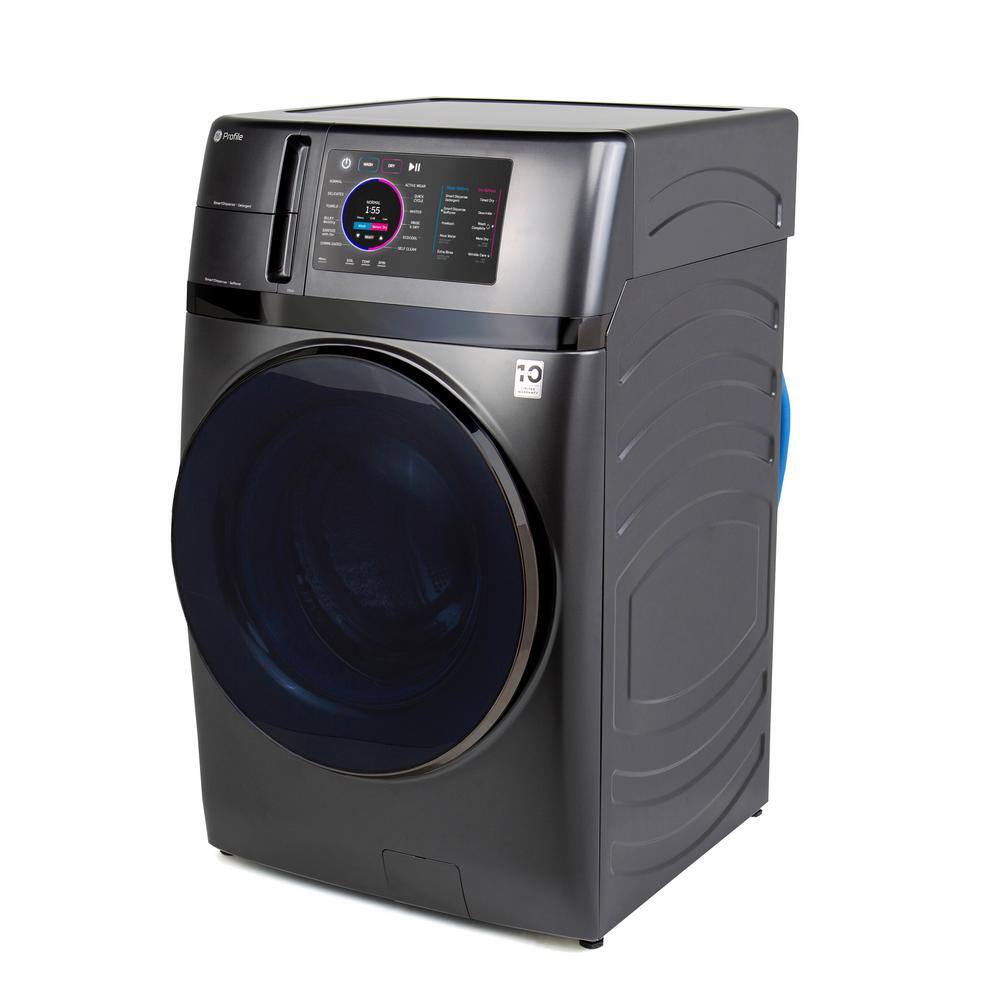 Laveuse-sécheuse combinée Profile UltraFast de 4,8 pi³ avec technologie de pompe à chaleur sans ventilation, couleur graphite carbone