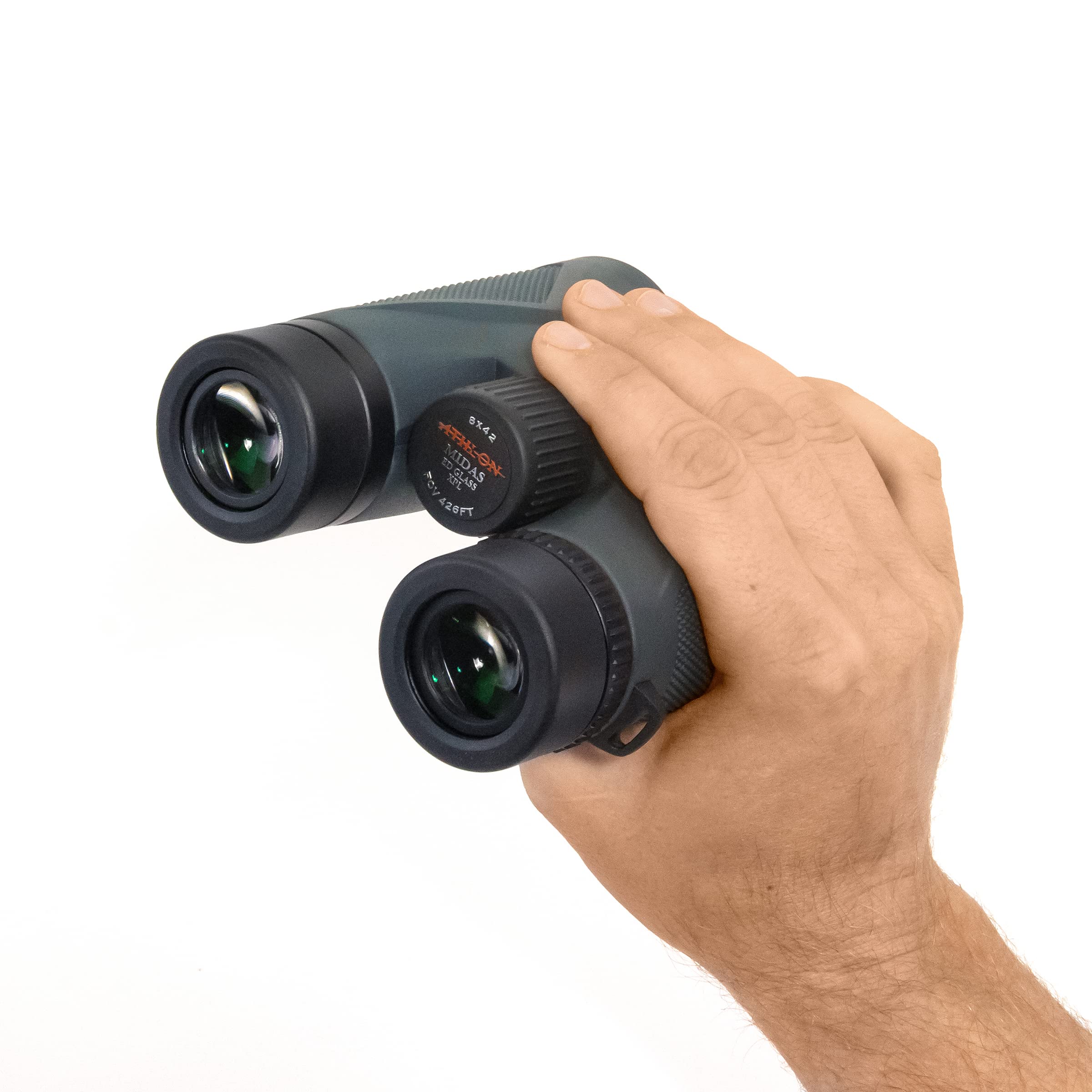 Athlon Optics 8x42 Midas UHD Gray Binoculars