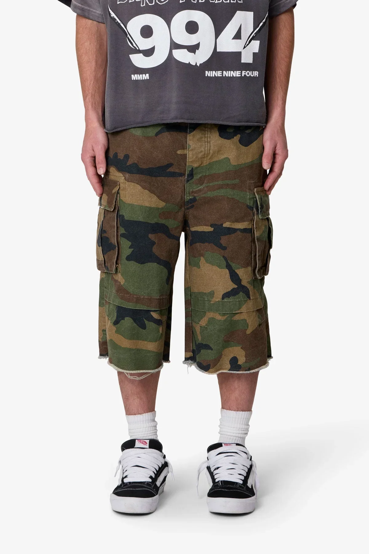 Ultra Baggy Cargo Shorts - Camo