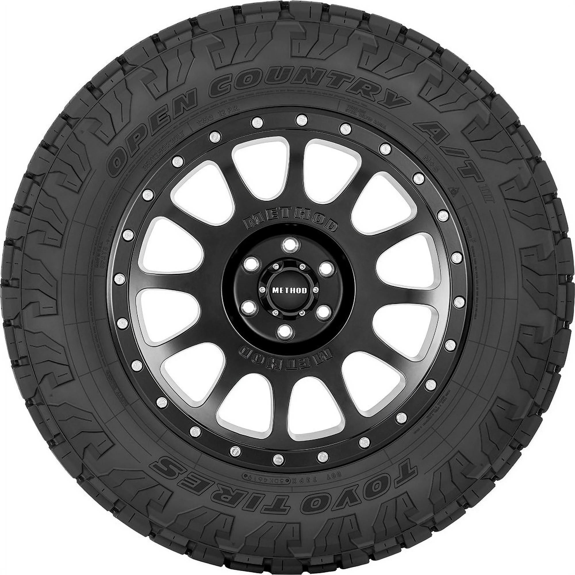 Toyo Open Country A/T III LT 33X12.50R18 Load F 12 Ply AT All-Terrain Tire