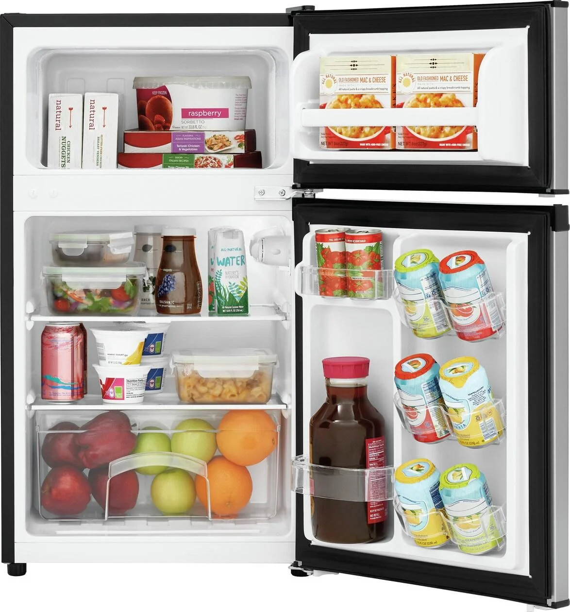 Compact Refrigerator, Stainless Steel, 3.1 cu ft(Stainless Steel) - Image 3