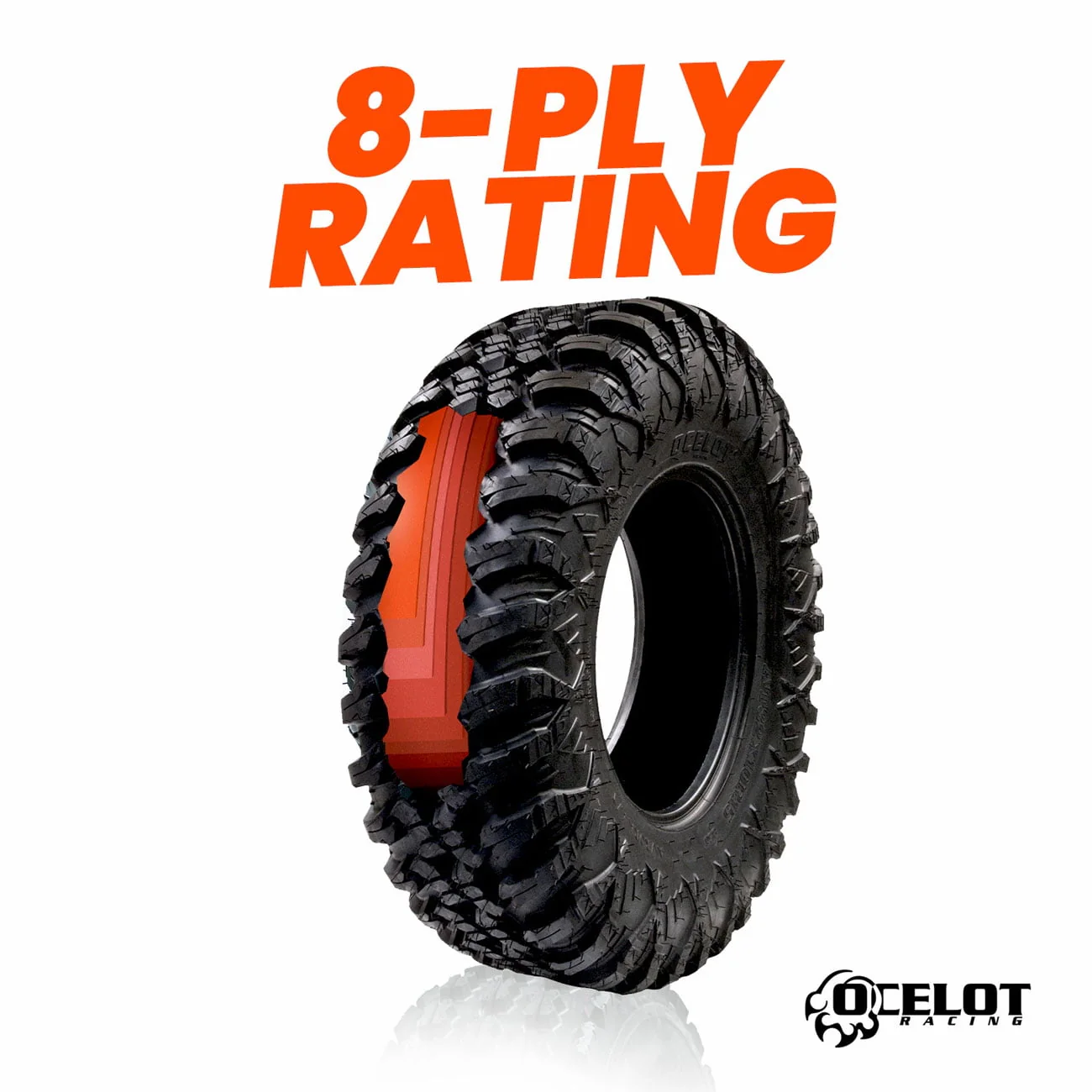 32 x 10R 14 Ocelot Aurora ATV/UTV Tire Image 6