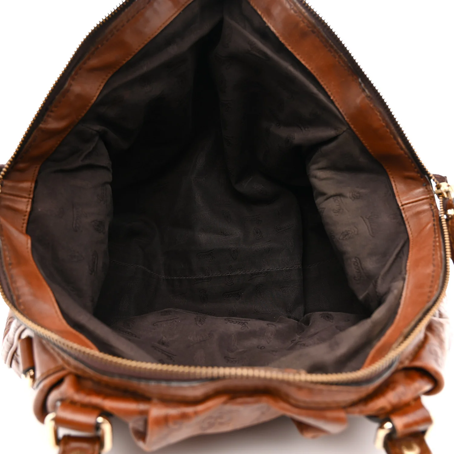 Guccissima Medium Sukey Tote Brown