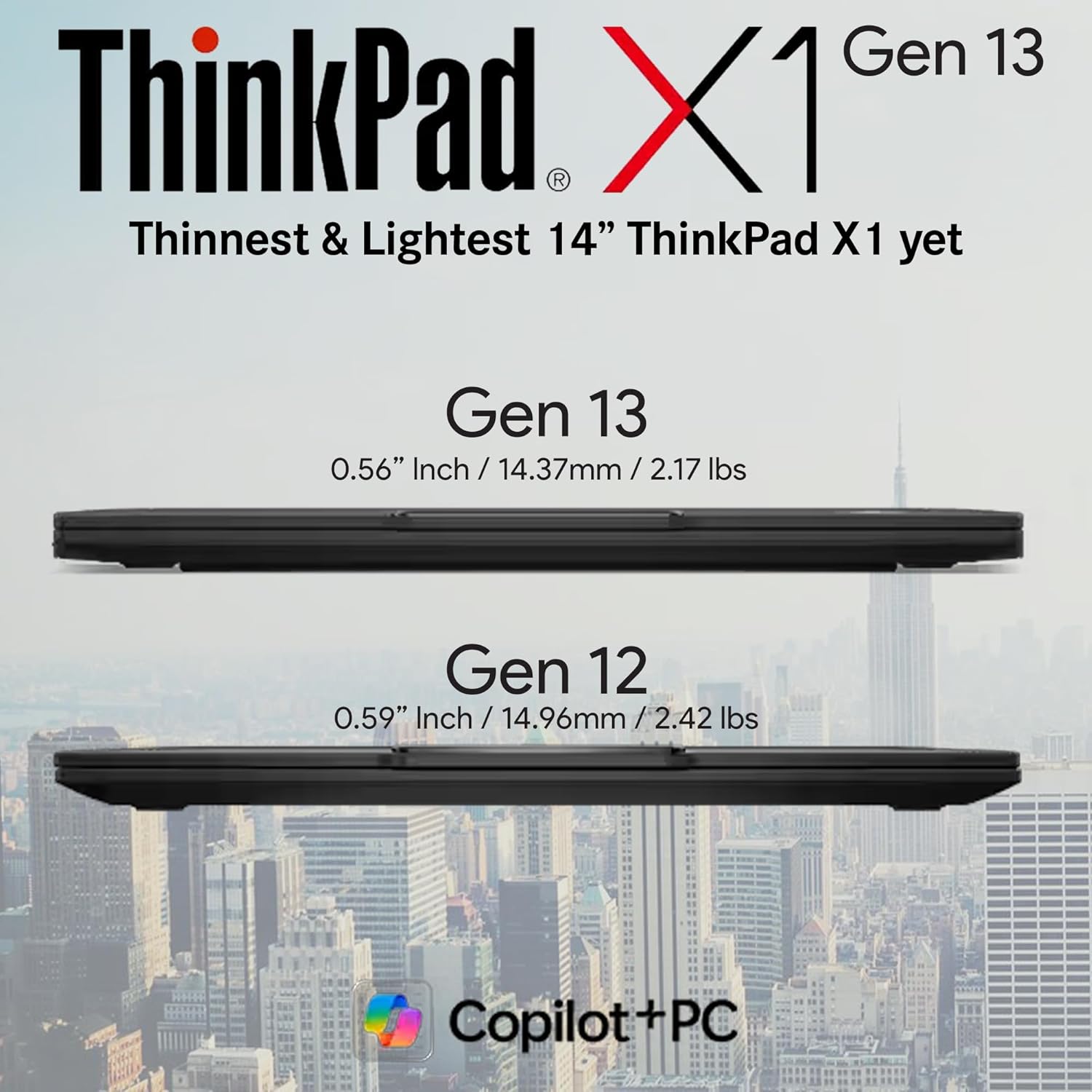 Lenovo Gen 13 ThinkPad X1 Carbon Touchscreen Laptop with Intel Ultra 7 265U Processor  14