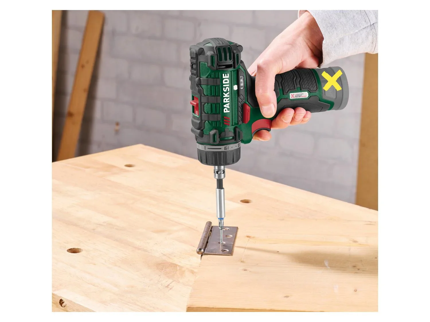 PARKSIDE Perceuse-visseuse sans fil PBSA 12 F5, 12 V