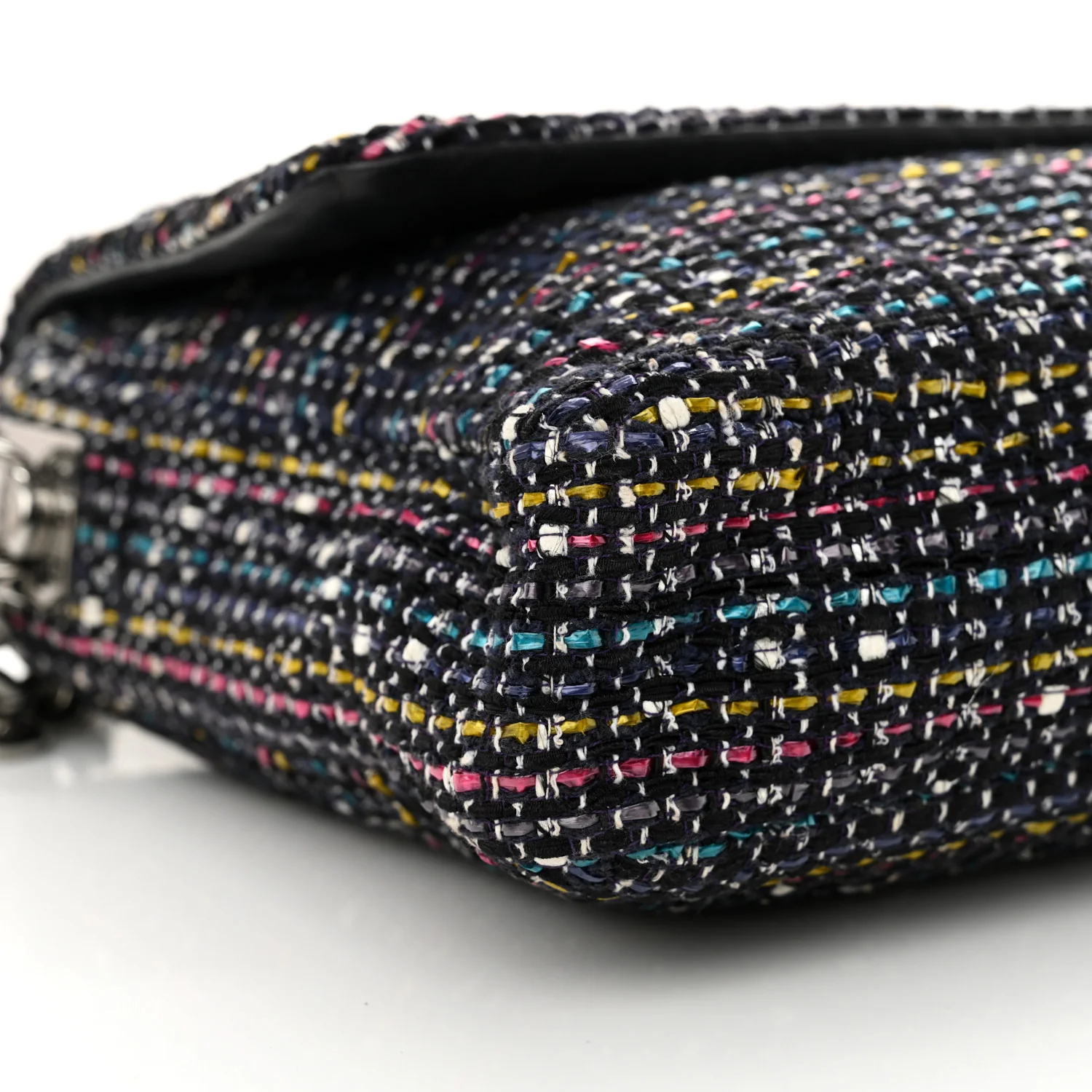 Tweed Small Messenger Flap Navy