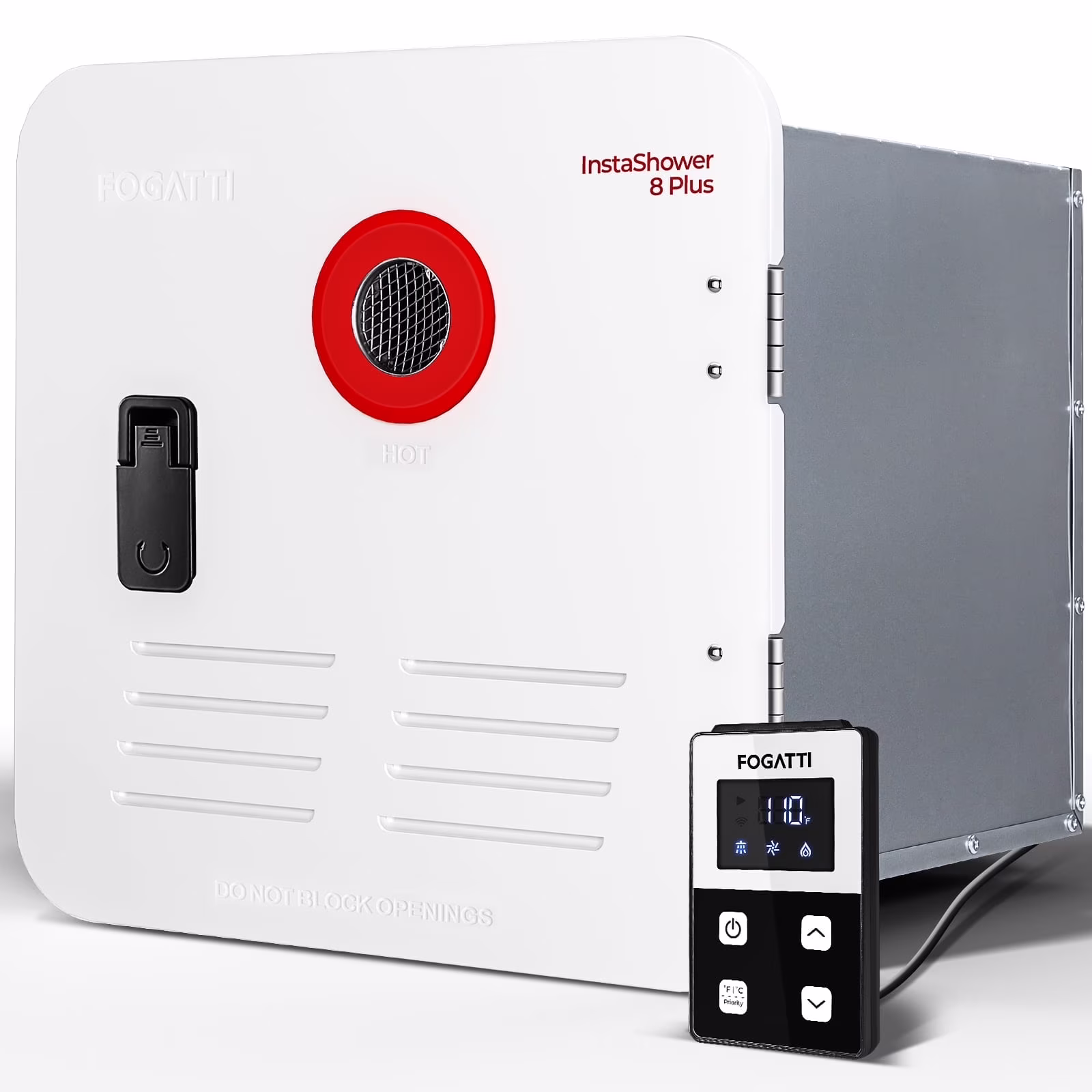 Tankless Water Heater, 2.9 GPM 55,000 BTU, with Remote Controller, Gen 2 Water Heater for RV(8L PLUS/White)