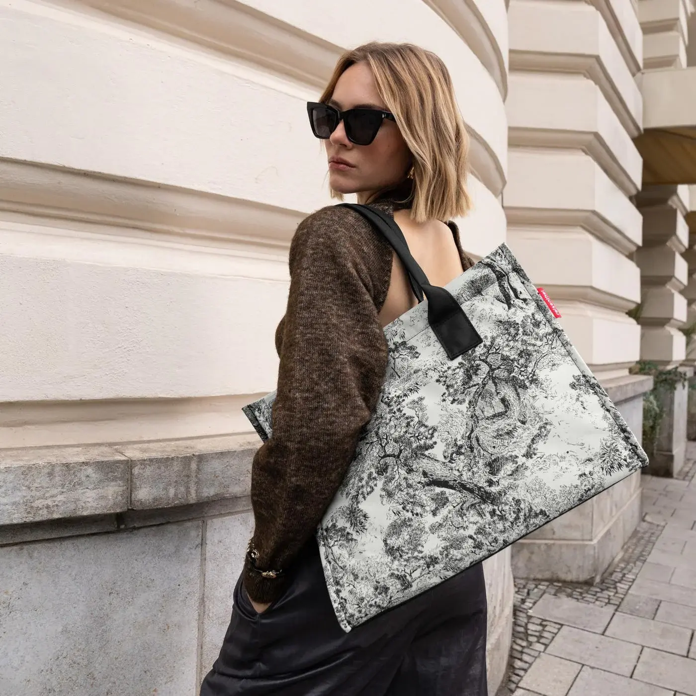 daily shopper jacquard grey