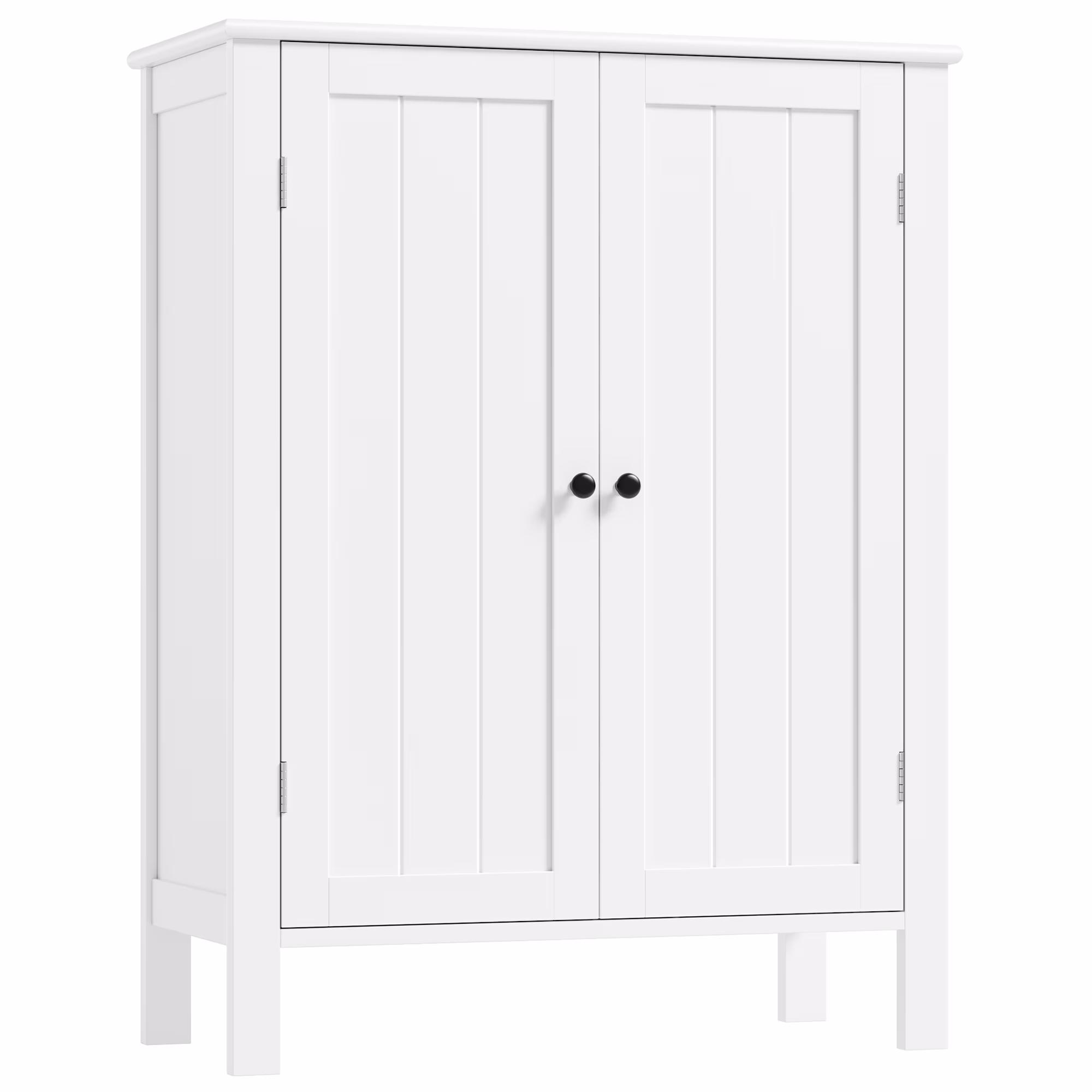 Homfa Bathroom Cabinets Freestanding, Bathroom Storage Floor Cabinet, White Storage Cabinets with Doors and Shelves