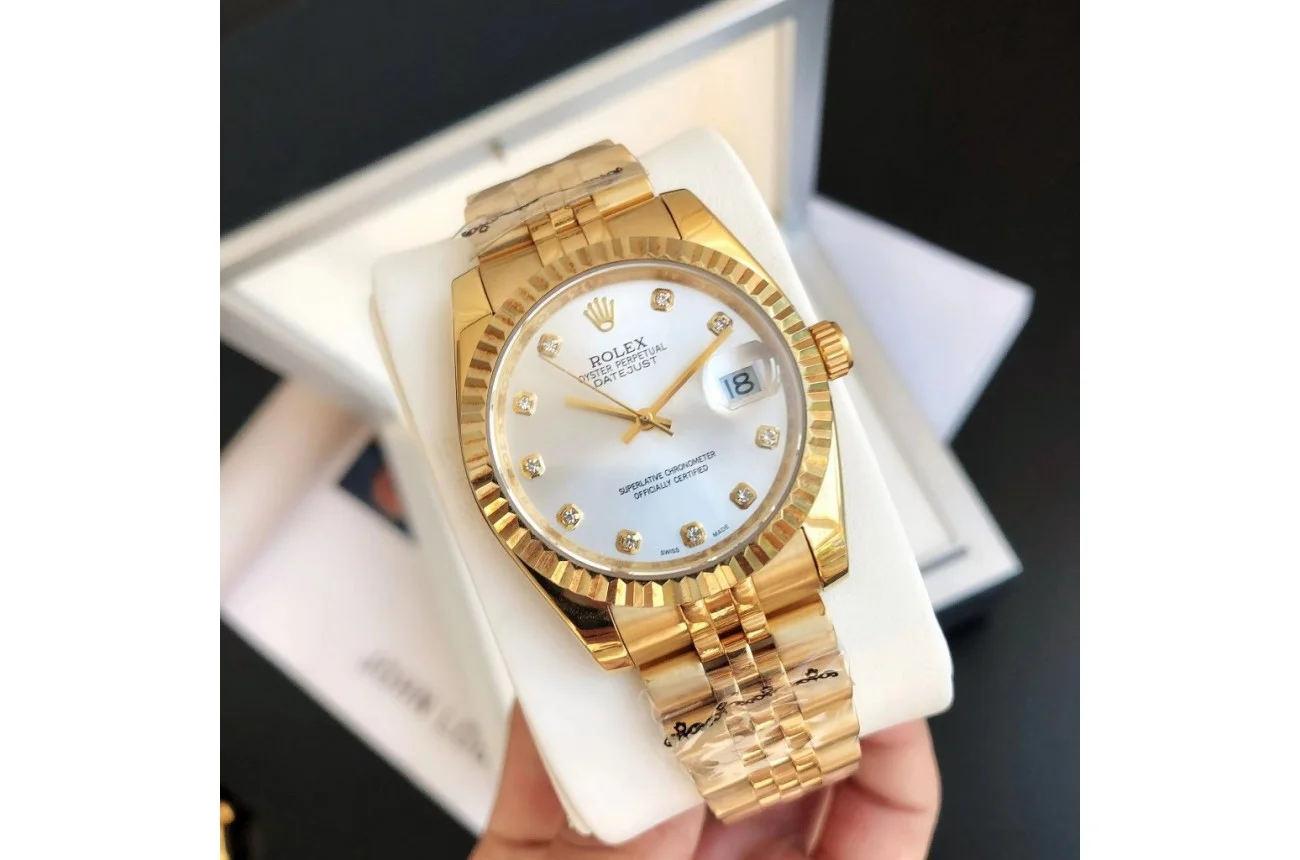 Couple Watches Rolex Datejust 36/28mm RG/RG Jub Sliver/Dial