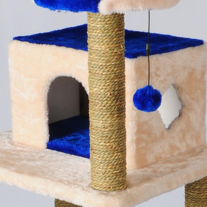 Cat Climbing Tree Large Sisal Fabric Scratching Post Sustainable Cat Supply House