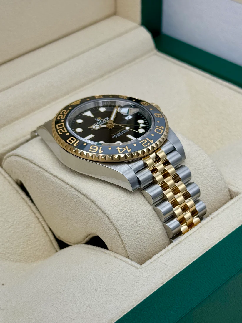[Super Clone]Rolex 126713GRNR GMT-Master II Black Dial Two-Tone 40mm Watch