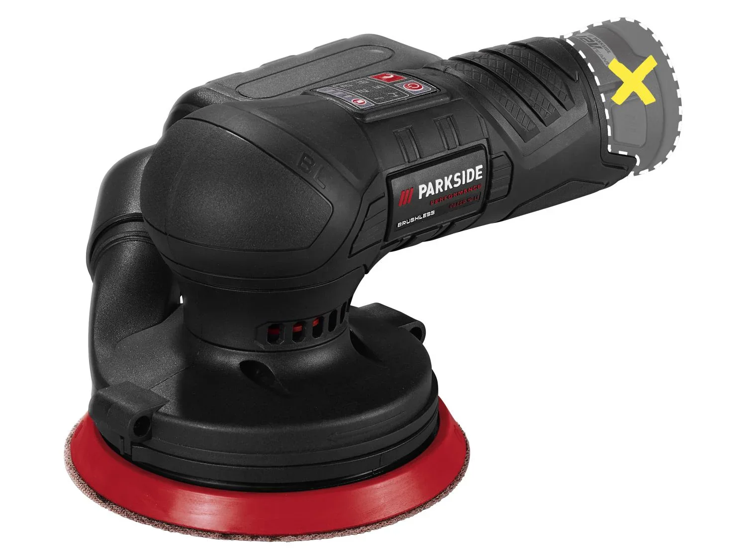 PARKSIDE PERFORMANCE Ponceuse excentrique sans fil ou Ponceuse vibrante sans fil, 12 V