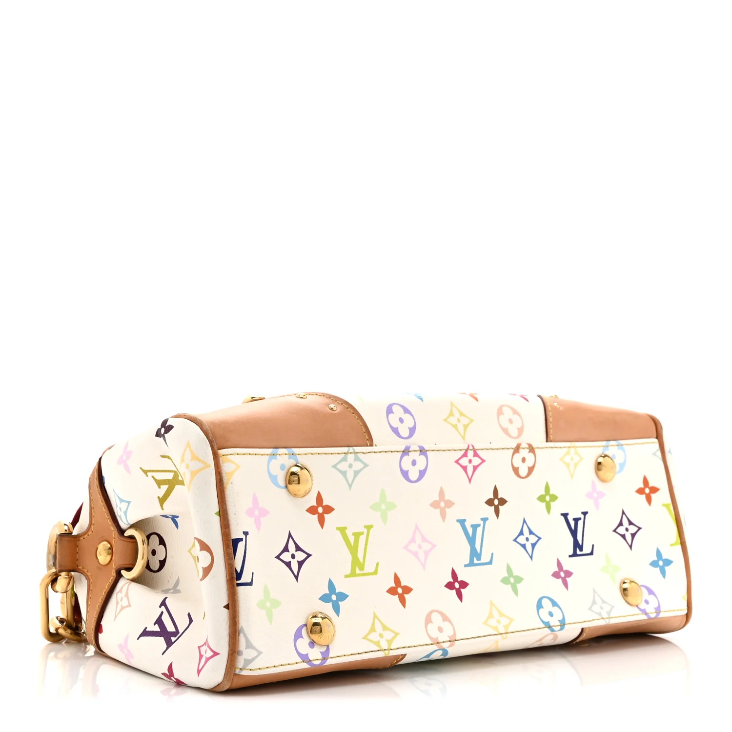 Monogram Multicolor Beverly MM White