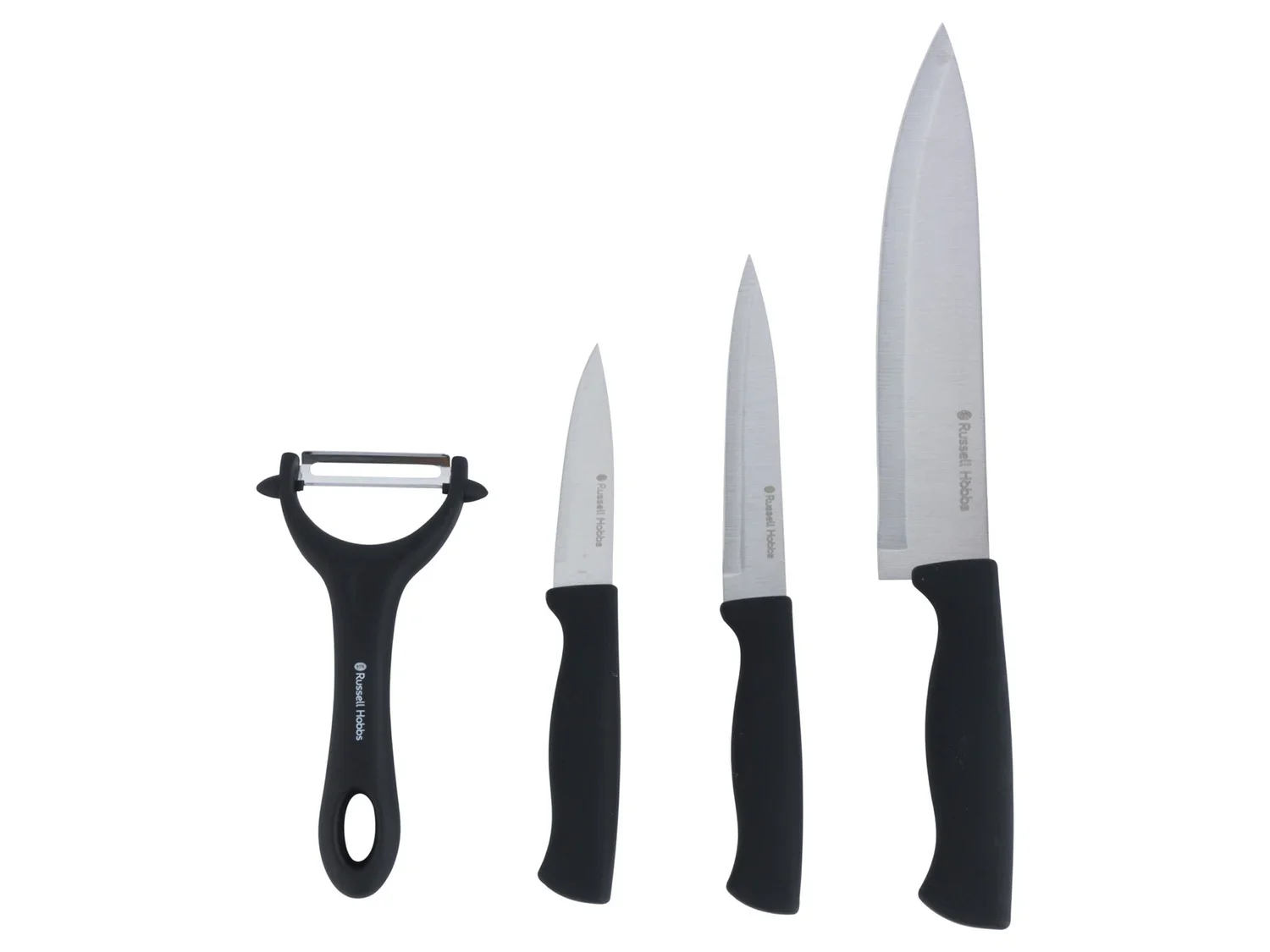 Russell Hobbs Set de couteaux + plucheur, 4 pices