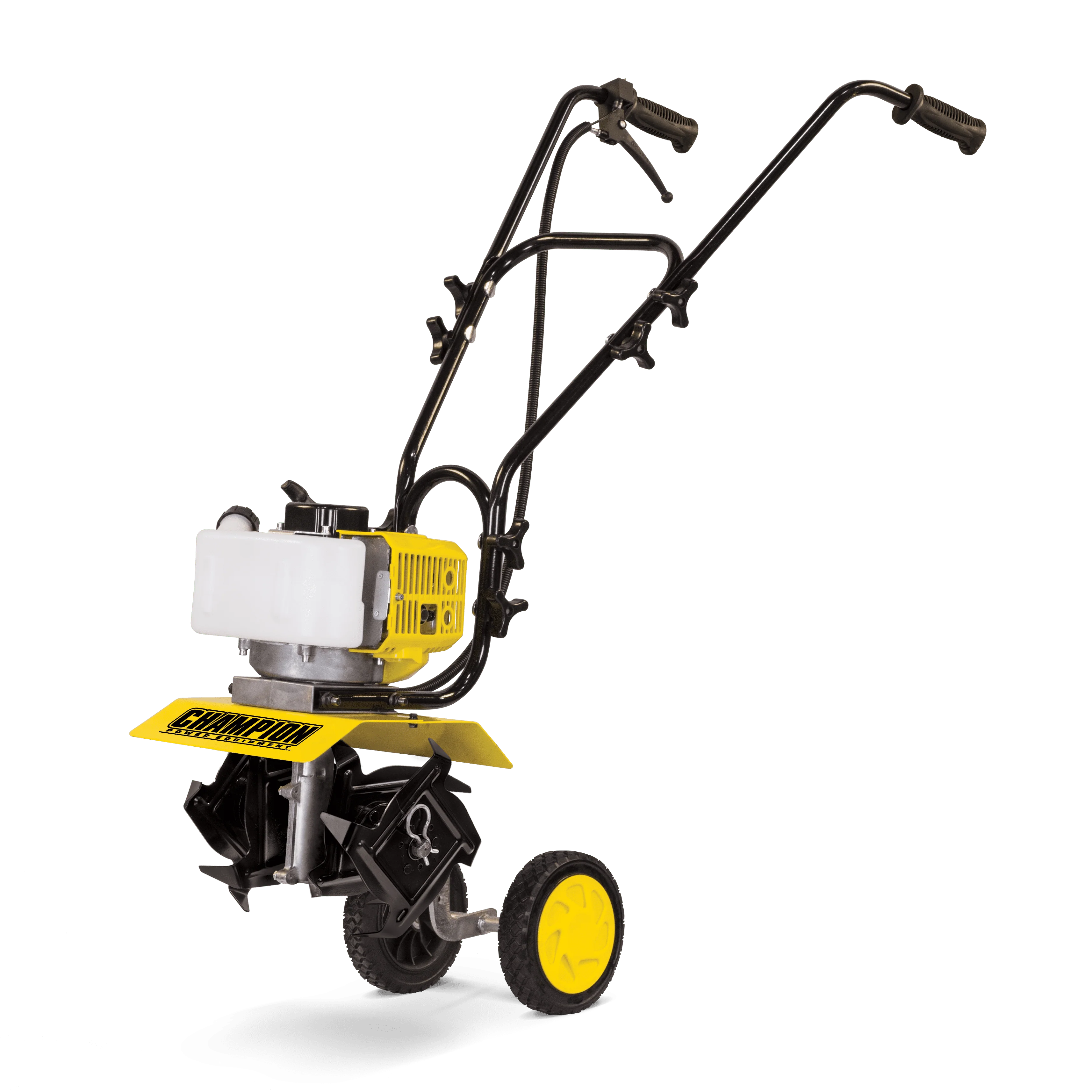 Champion Power Equipment 43cc 2 - Stroke Portable Gas Garden Tiller Cultivator with Adjustable Depth