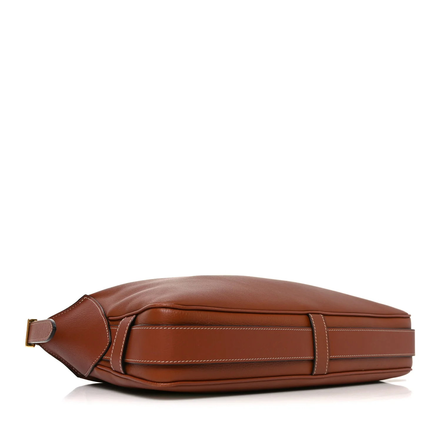 Supple Calfskin Medium Romy Shoulder Bag Tan