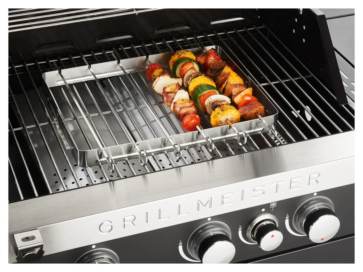GRILLMEISTER Set de piques  brochettes pour barbecue