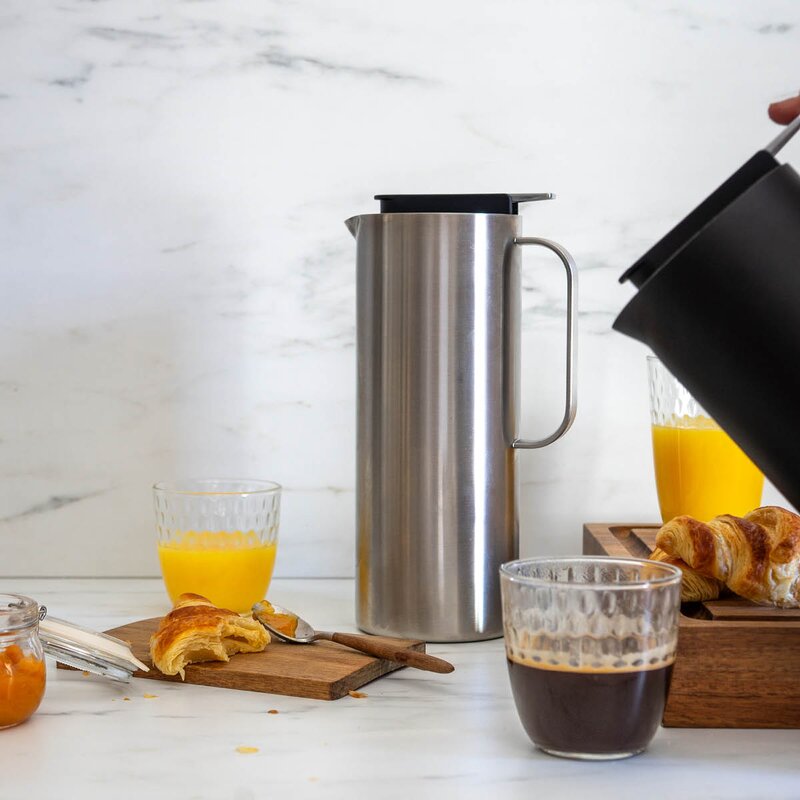 Lundi termokanne 1,4L børstet