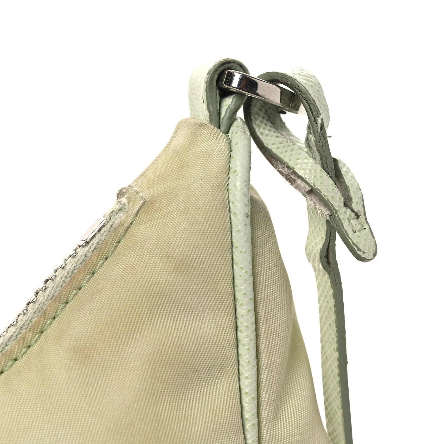 Re-Nylon Saffiano Re-Edition 2005 Shoulder Bag Acqua