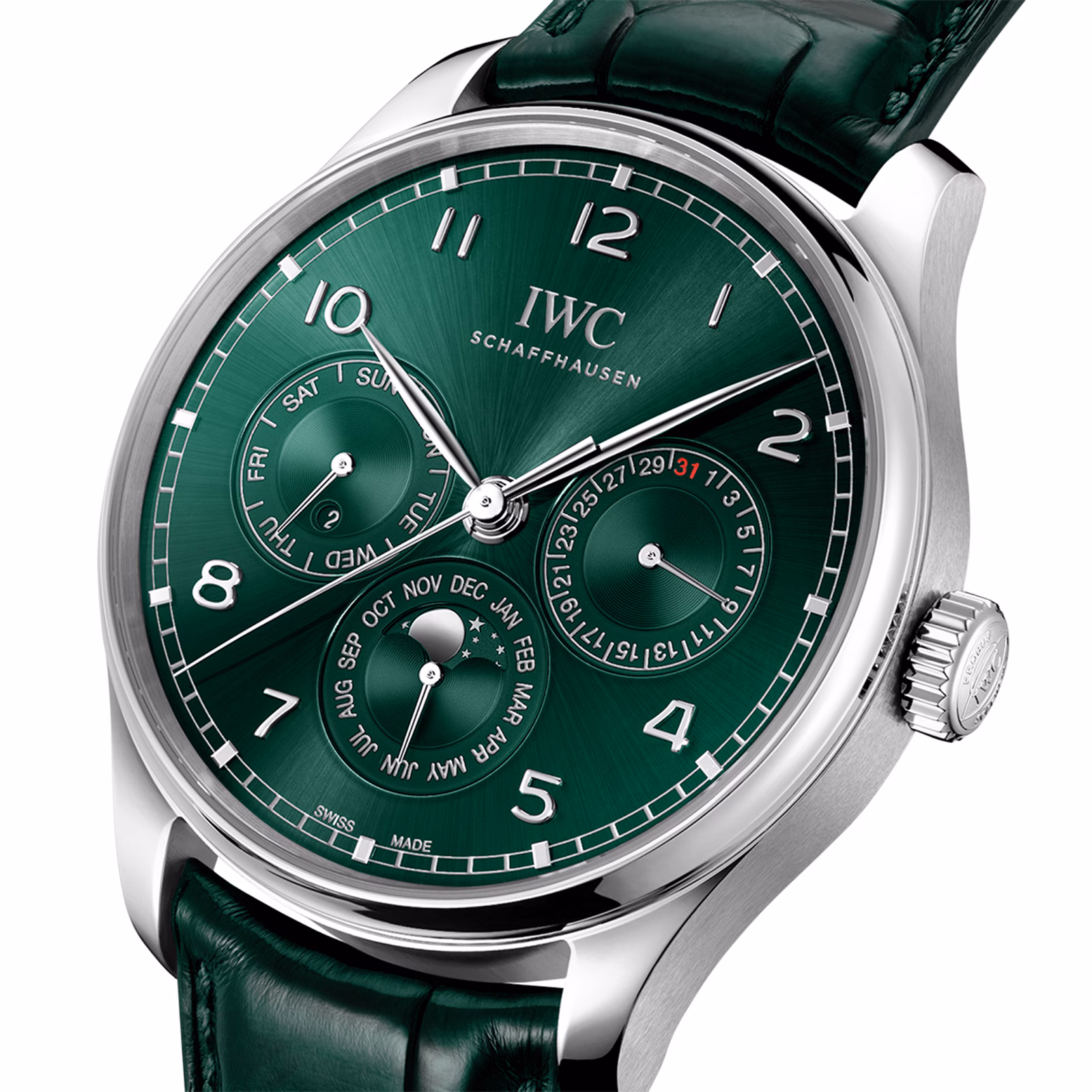 【Super Clone】IWC Portugieser Automatic 42mm Mens Watch Green IW344207