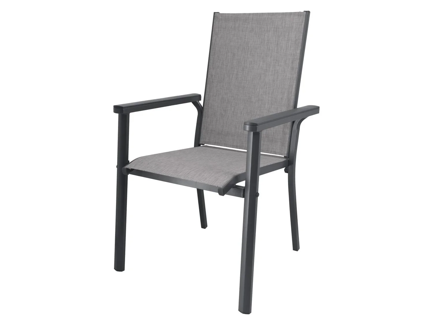 LIVARNO Table de jardin + Lot de 2 fauteuils en aluminium Houston