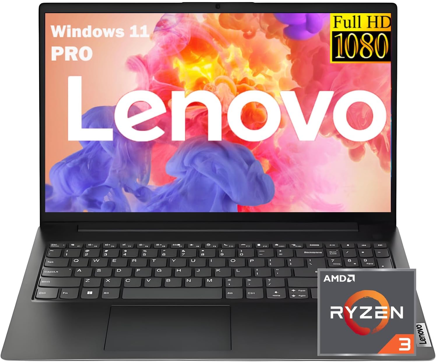 Lenovo 2026 New V15 Laptop for Student & Business  Powerful AMD Ryzen 3 7320U (Beat i7-1065G7)  15.6 inch FHD  16GB RAM  256GB SSD  Ethernet Port RJ-45  Windows 11 Pro  Long Battery Life  No Mouse
