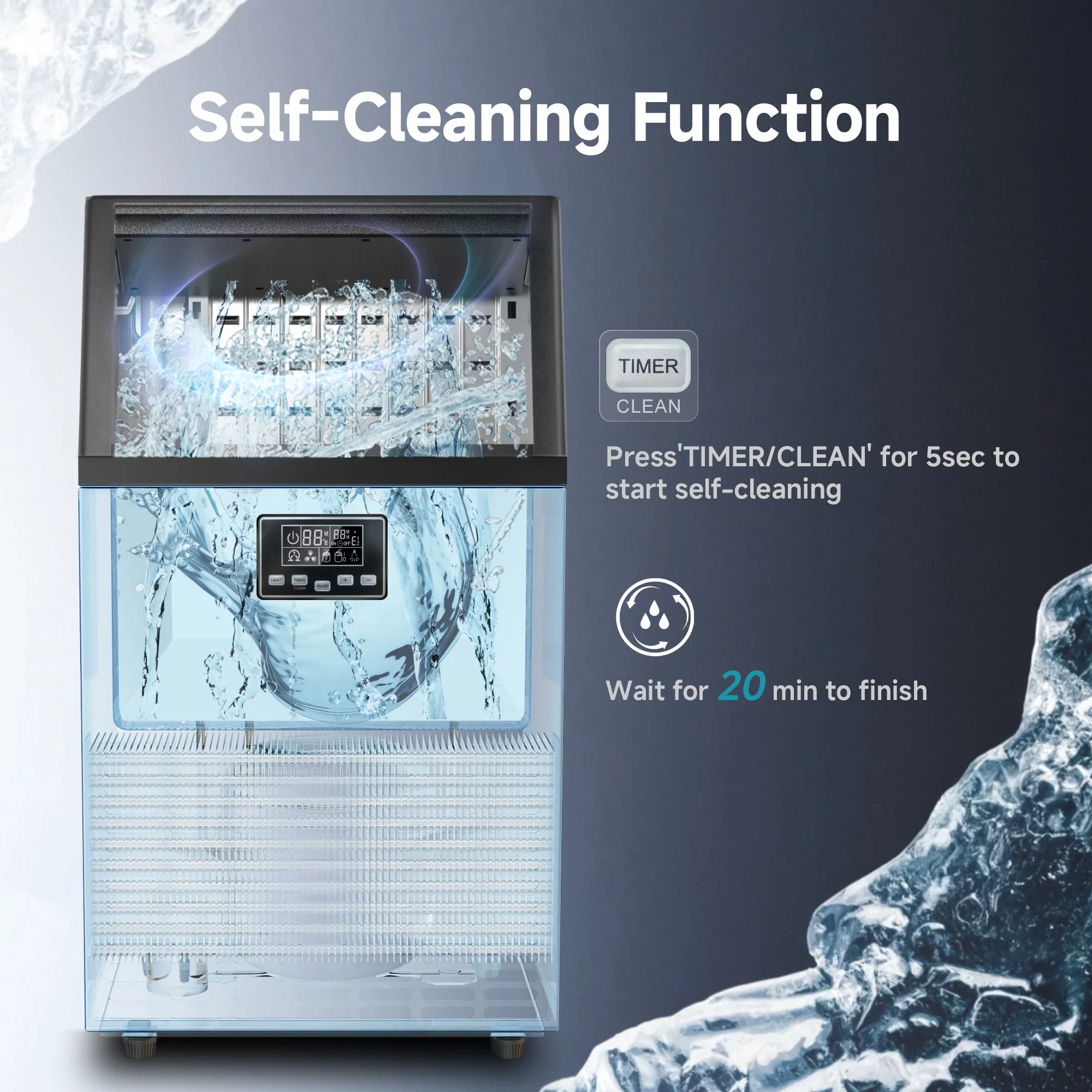 Euhomy Moon SE Crescent Commercial Ice Maker