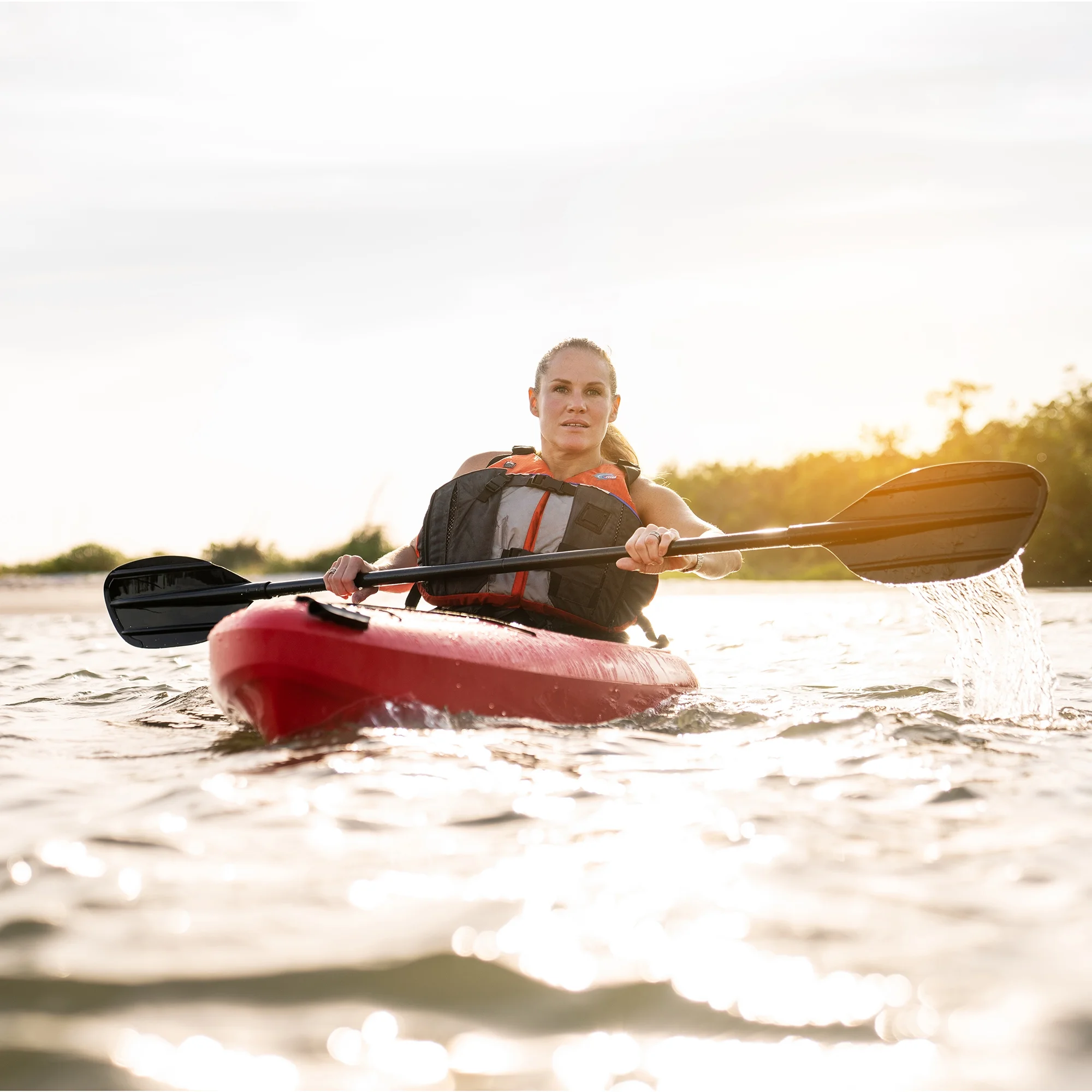 (2 pack) Pacer 8 ft Sit-Inside Kayak, Fire Red *WP (91036)(2 Pack) - Image 10