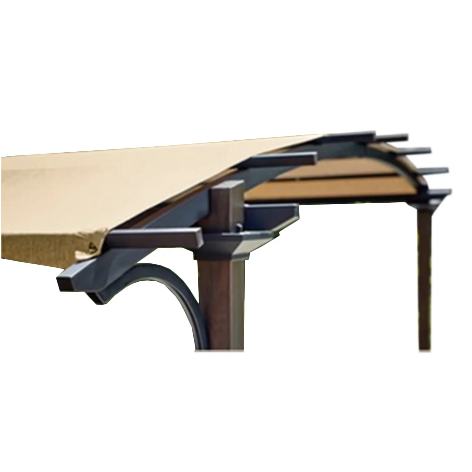 Garden Winds Replacement Canopy Top Cover Compatible with The Wilson & Fisher Capilano Pergola Gazebo - Riplock 500