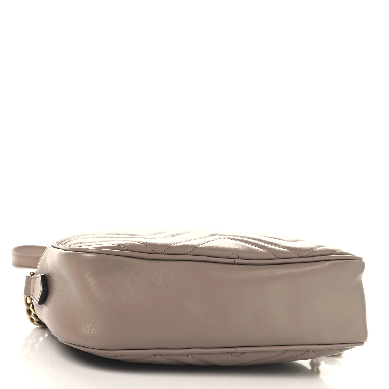 Calfskin Matelasse Small GG Marmont Chain Shoulder Bag Porcelain Rose