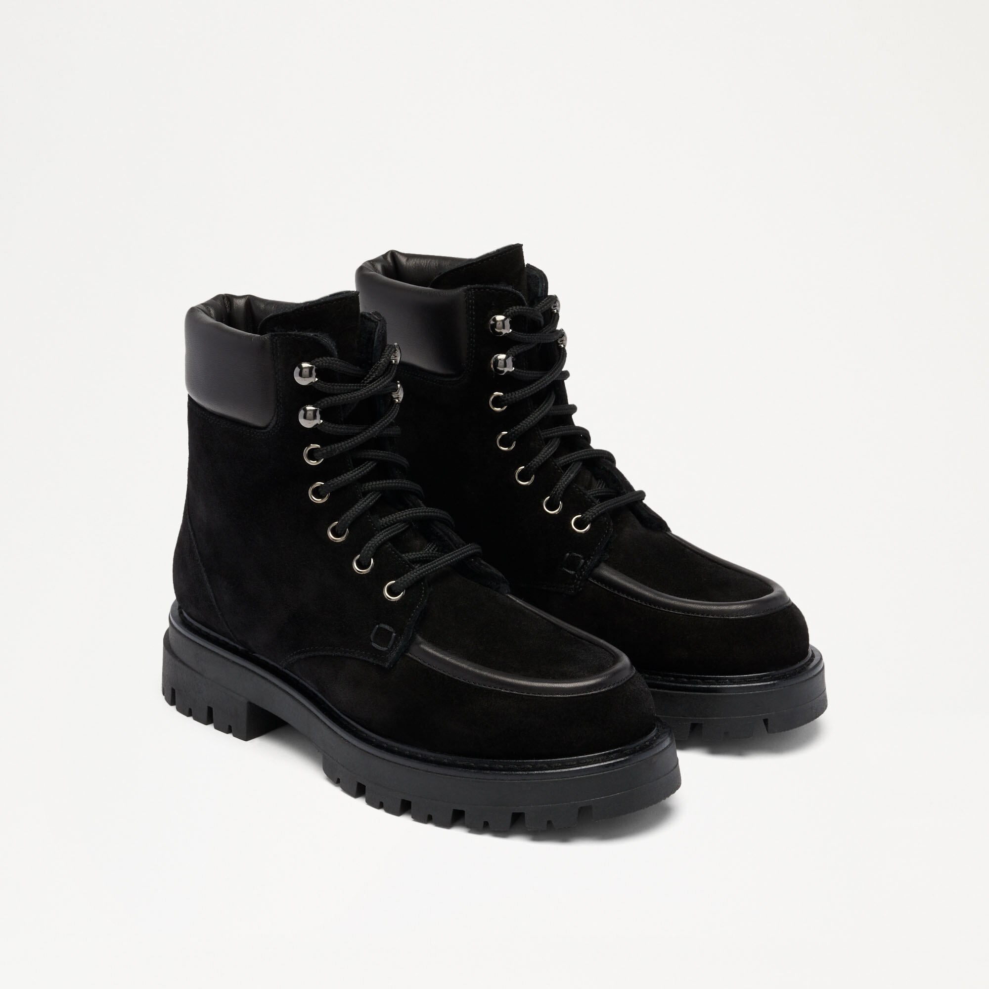 Henlow  Apron<br>Cleated Lace Up Ankle Boot
