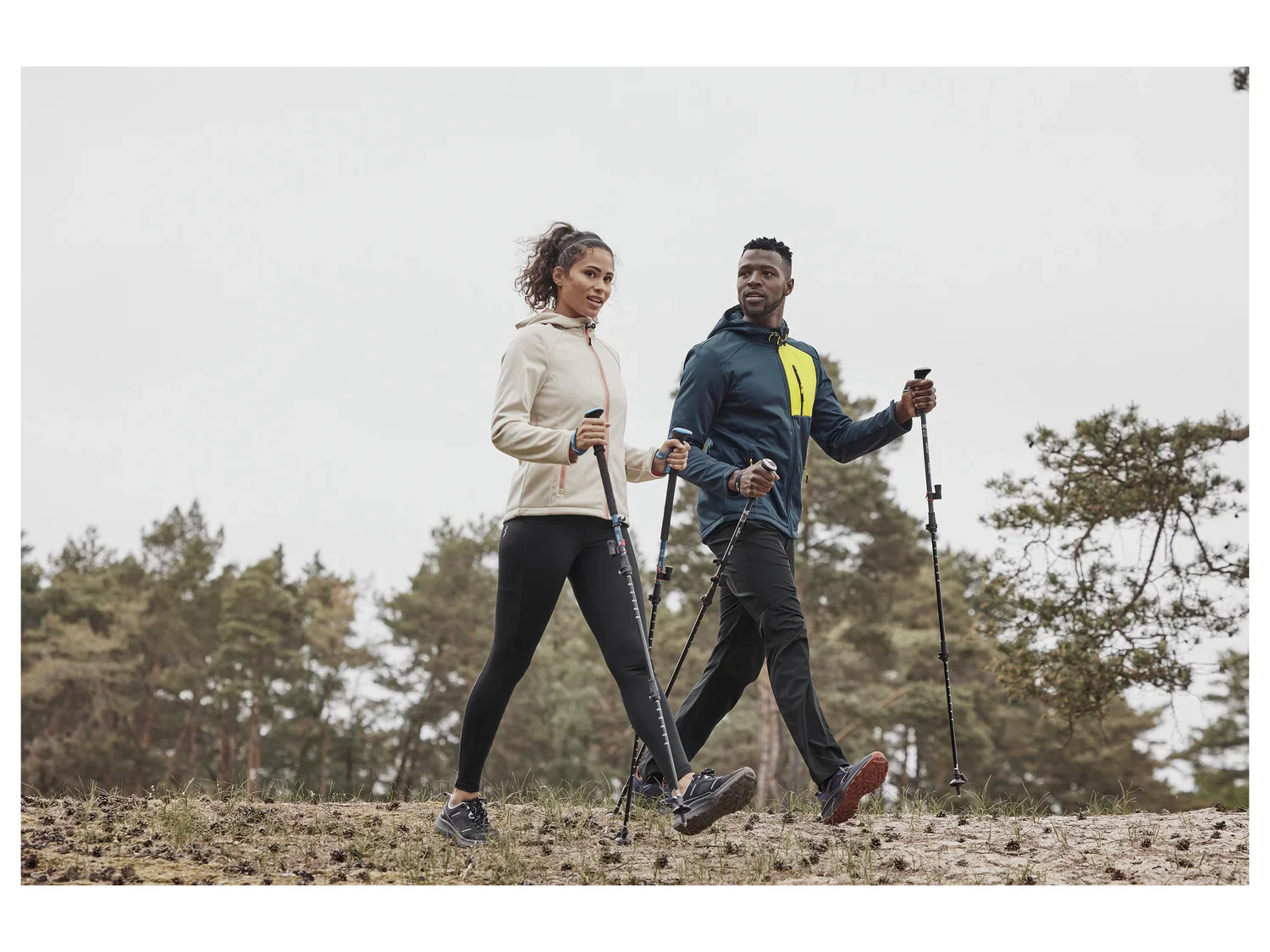 Rocktrail Btons de randonne en aluminium