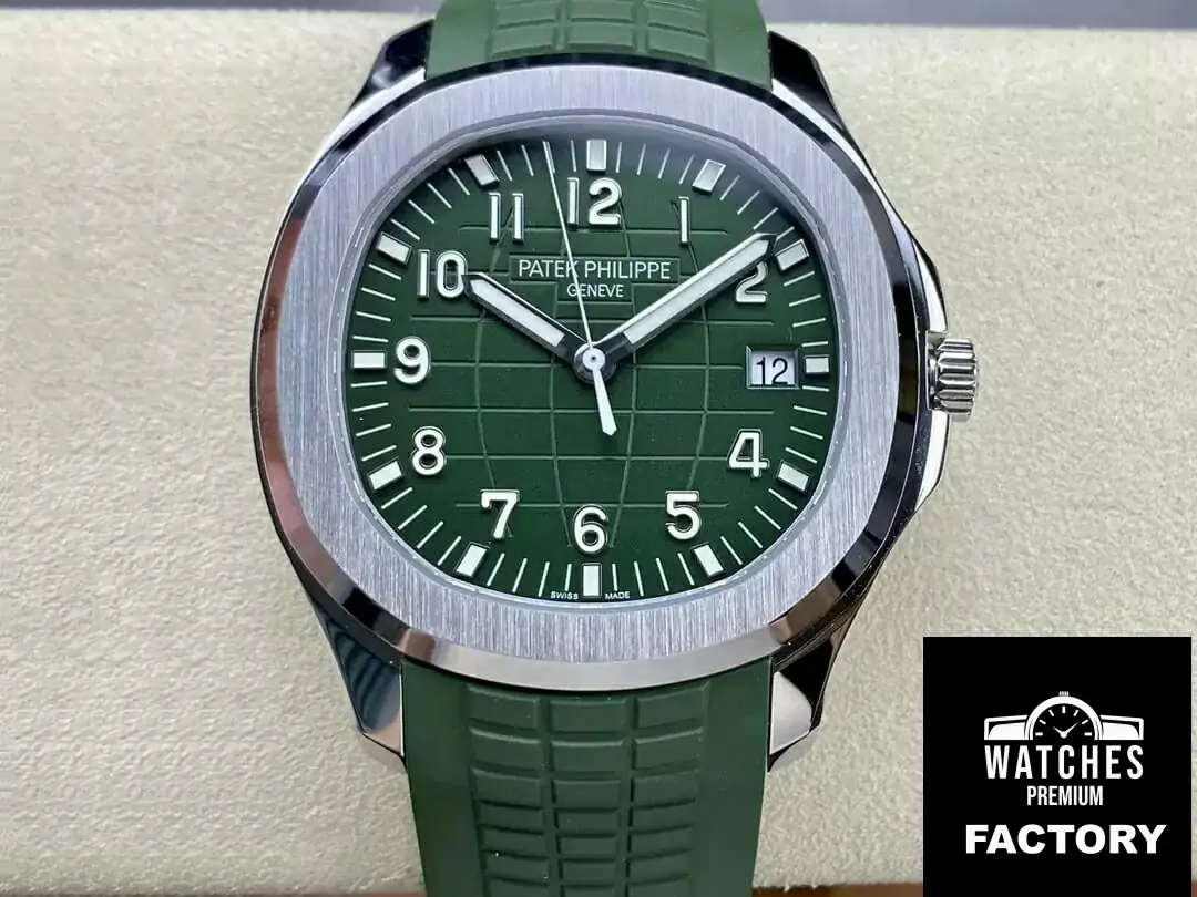 Patek Philippe Aquanaut 5168G-010 3K Factory V2 Version Green Strap