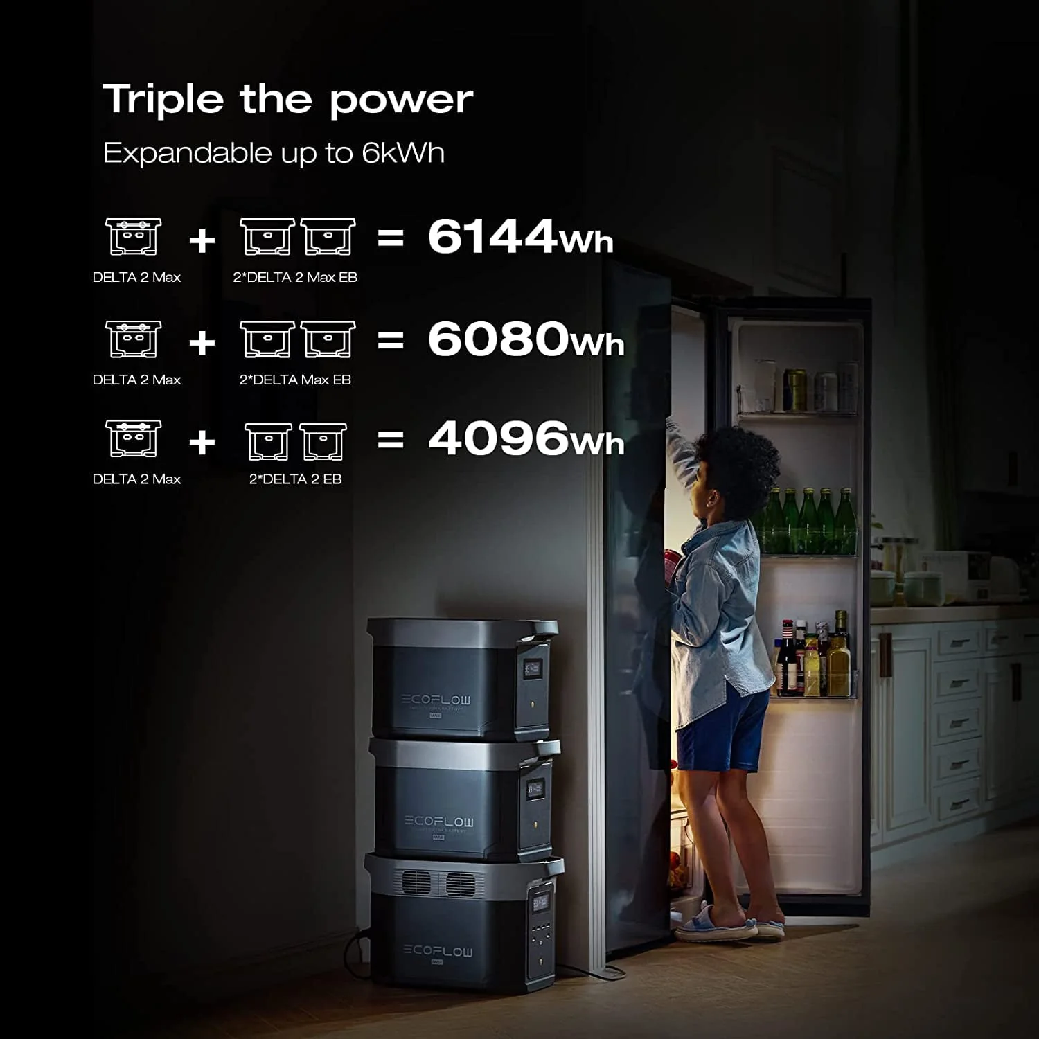 EcoFlow Portable Power Station DELTA 2 Max,1260Wh Capacity LFP Battery, Full Charge in 1 Hr, Solar Generator for Home Backup Power Camping RV(Solar Panel Optional)(DELTA 2 Max) - Image 6