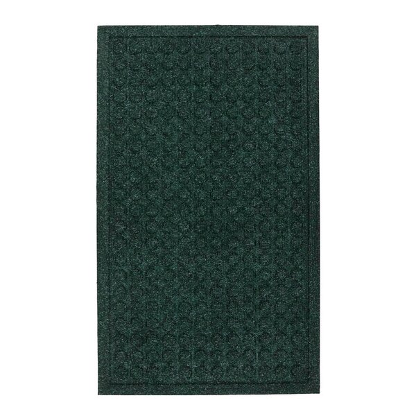Entry rektangulær dørmatte 75x45 cm grønn