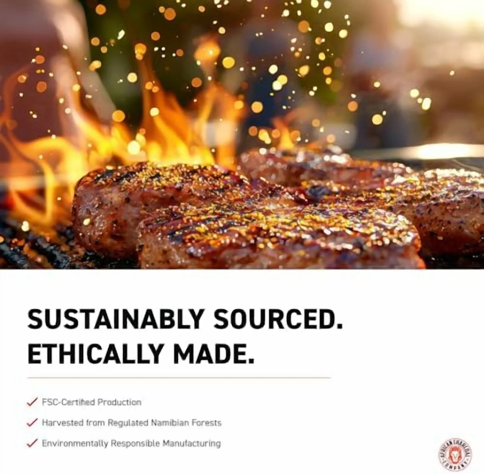 Premium Lump Charcoal �C Restaurant-Grade �C 100% Natural Hardwood �C Long Burn, High Heat �C 17.8 lb Bag �C FSC-Certified, Low Ash BBQ Charcoal for Grilling & Smoking$$Garden &