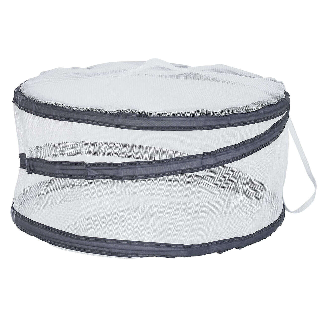 Protège plat rétractable filet tissu x2 - polyester Ø30xH14cm