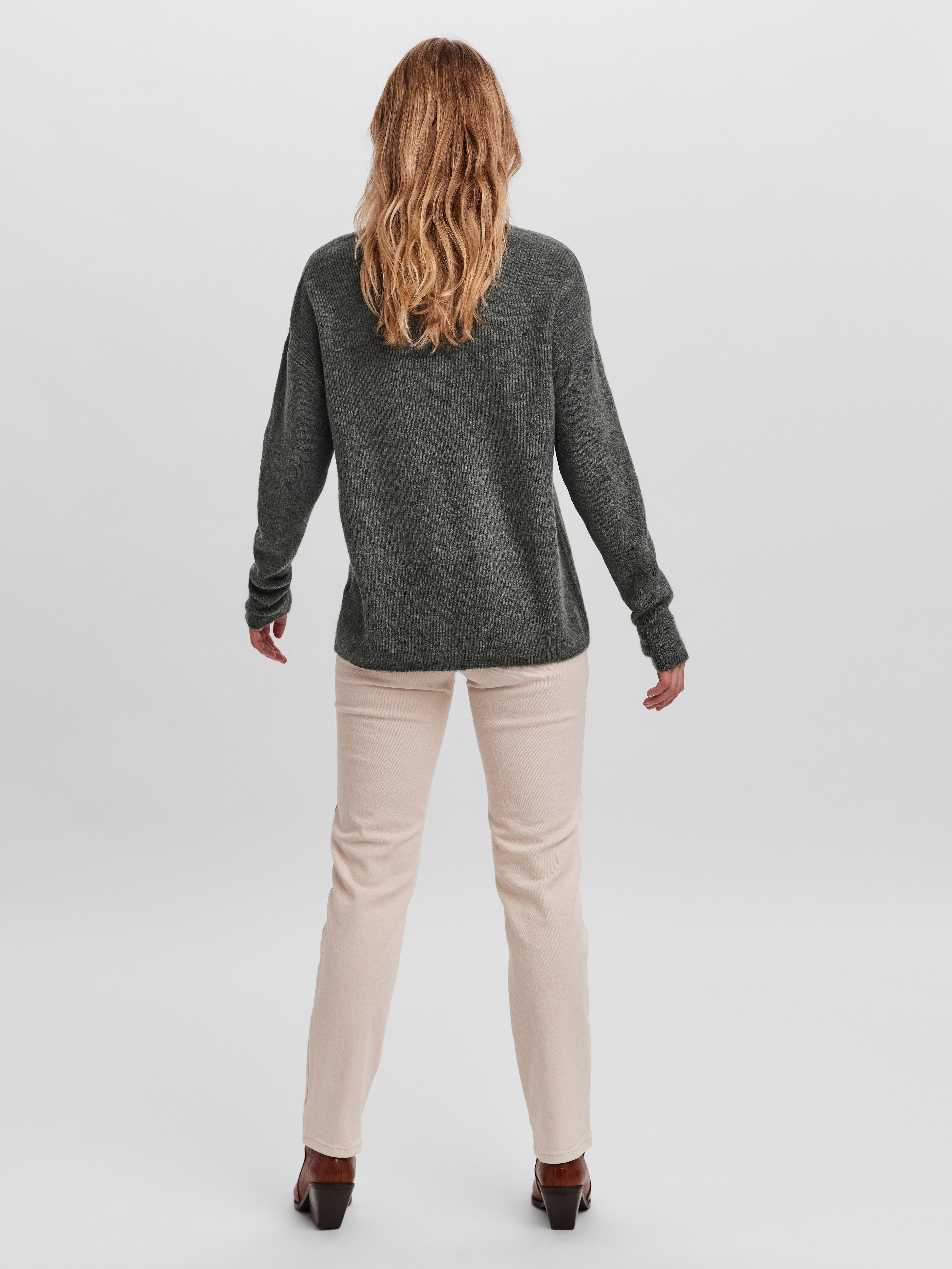 VERO MODA® VMCREWLEFILE Knitted pullover